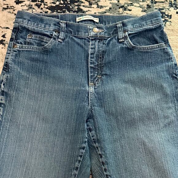 Vintage Lee Relaxed Straight Leg Jeans Womens Size 8S Y2K 90s Grunge Streetwear - Picture 3 of 7